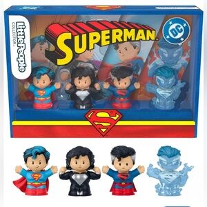 Fisher Price Little People Collector Superman Through the Ages NEW in box